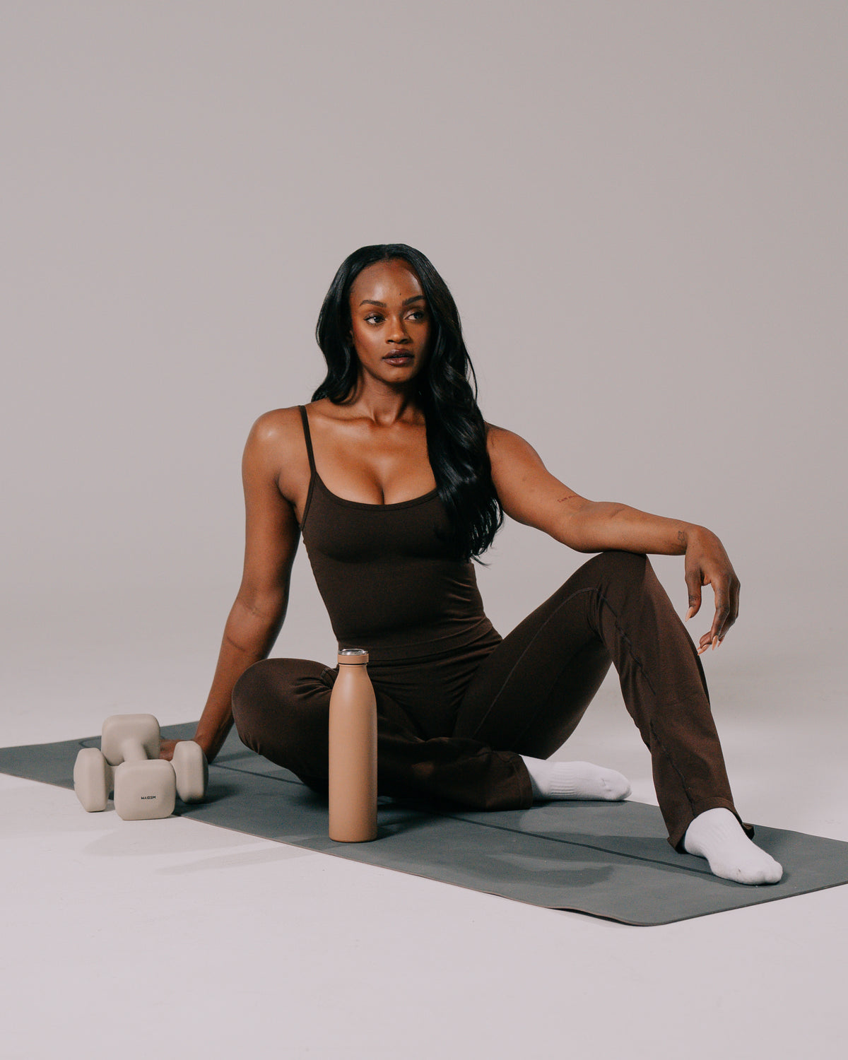 Amplify Ultra-High Rise Flared Pant Long - Cashmere product media