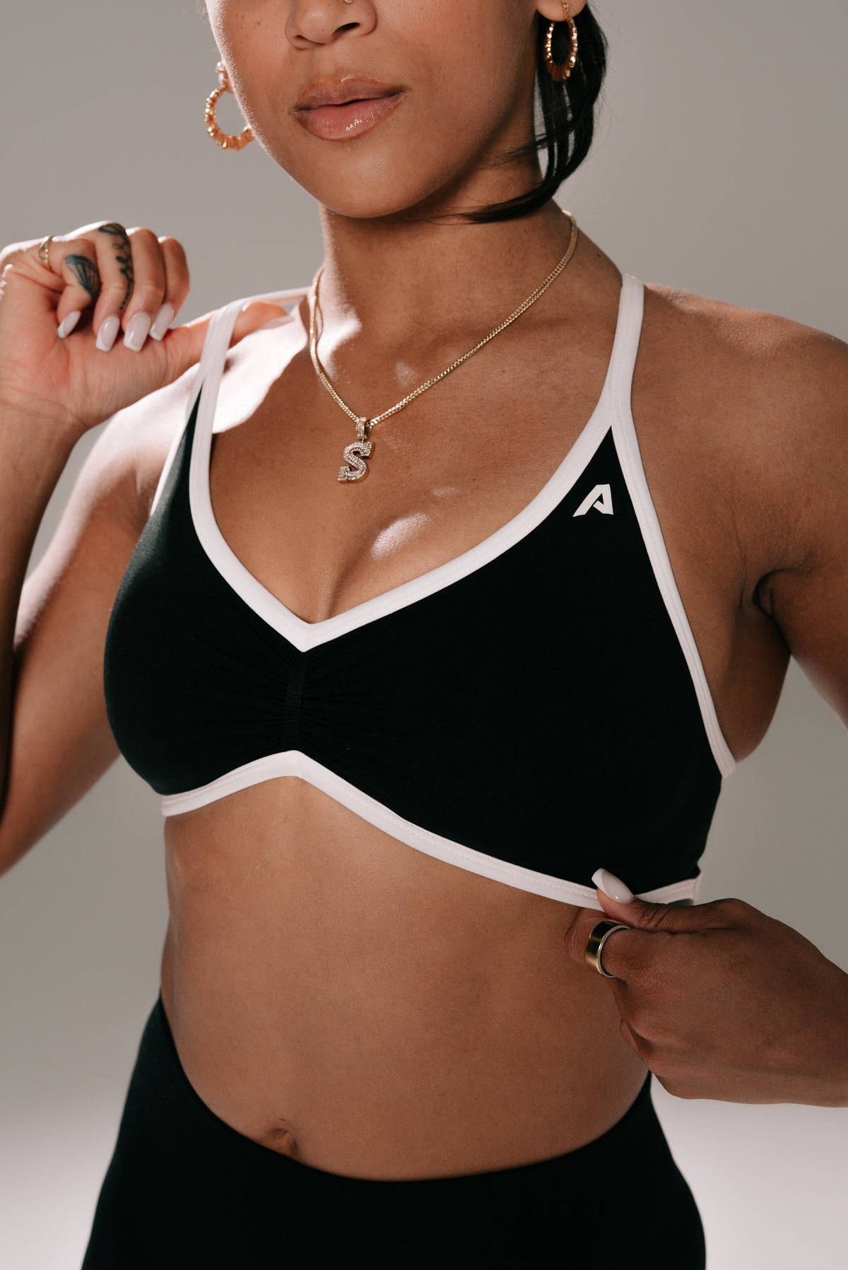 Sandy Bra - Juniper Green product media