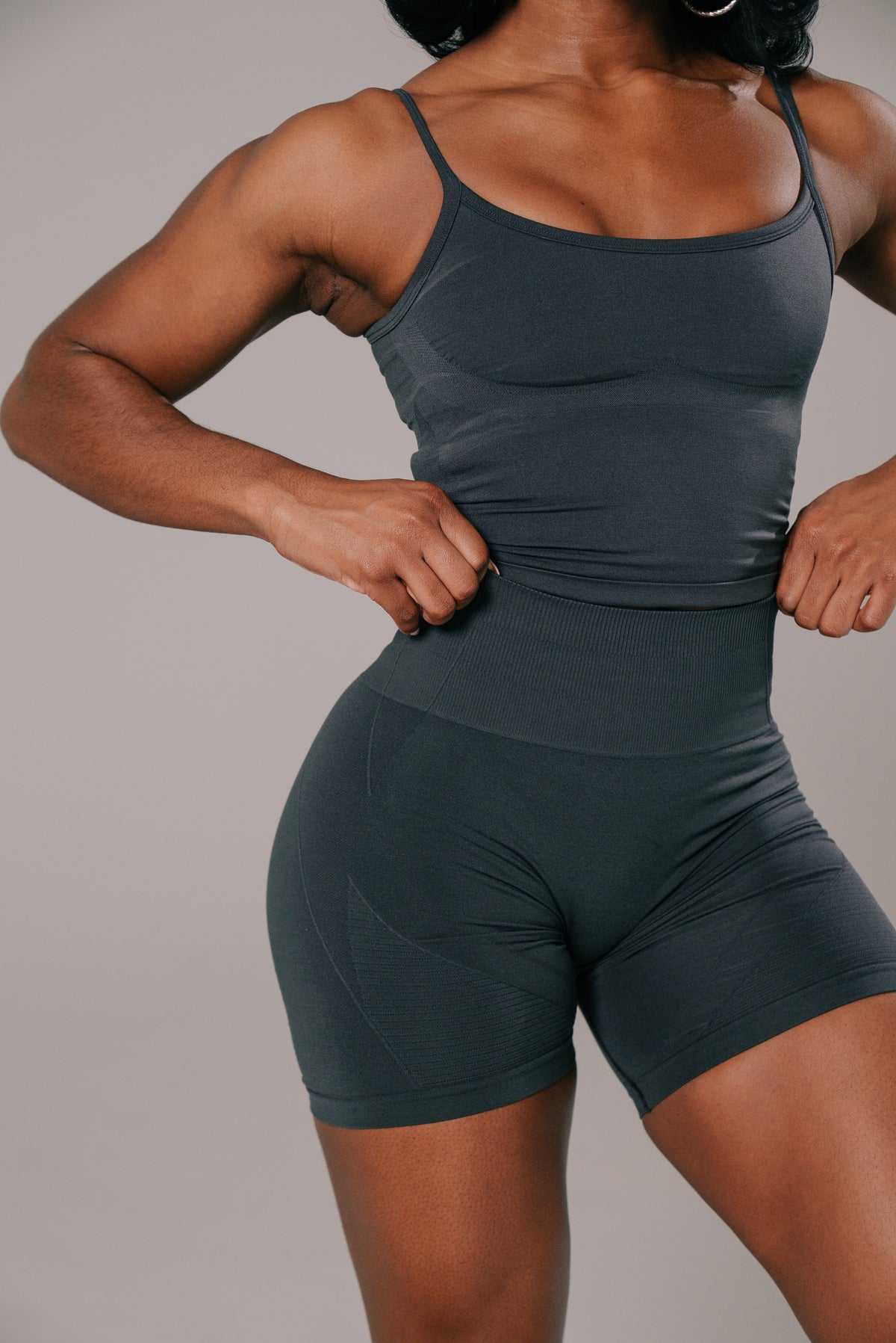 Revive High Rise Short - Black product media