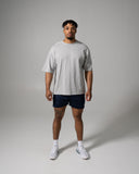 Alpha Tee - Med Heather Grey