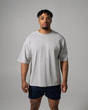 Alpha Tee - Med Heather Grey