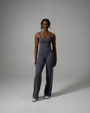 Aura Wide Leg Pant Long - Thunderstorm