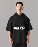Alpha Layered Hoodie - Black
