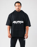 Alpha Layered Hoodie - Black