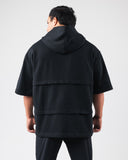 Alpha Layered Hoodie - Black