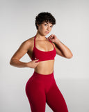 Amplify Minimal Bra in Scarlet – Alphalete women's sports bra