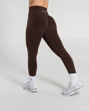 Amplify Ultra-High Rise Legging in Cashmere – women's high-rise seamless compression legging