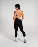 Amplify Mid Rise Legging in Black – Alphalete women's legging, view 8