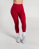 Amplify Ultra-High Rise Legging in Scarlet – women's legging in nylon and polyester fabric