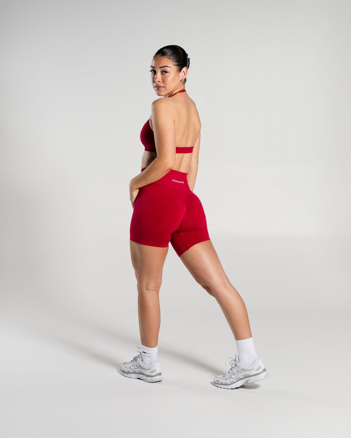 Amplify Ultra-High Rise Short - Cashmere product media