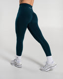 Amplify Ultra-High Rise Legging in Deep Sea – women's high-rise seamless compression legging