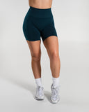 Amplify Ultra-High Rise Short in Deep Sea – women's shorts in nylon and polyester fabric