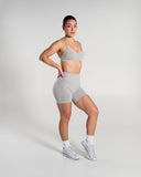 Amplify Ultra-High Rise Short in LT Heather – women's shorts with breathable fabric, view 7