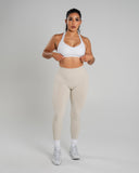 Amplify Mid Rise Legging - Wheat
