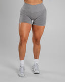 Amplify Mid Rise Short - Heather Grey