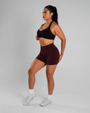 Amplify Mid Rise Short - Merlot