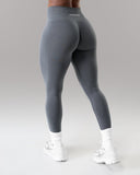 Amplify Mid Rise Legging - Smoke