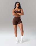 Amplify Mid Rise Short - Espresso