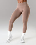 Amplify Mid Rise Legging - Mocha