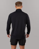 Racer Quarter Zip - Black
