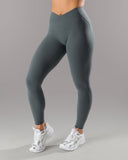 Wrap Mid Rise Legging - Dark Navy