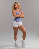 Flex Tank Long - Bluebonnet