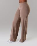 Aura Wide Leg Pant Long - Mocha