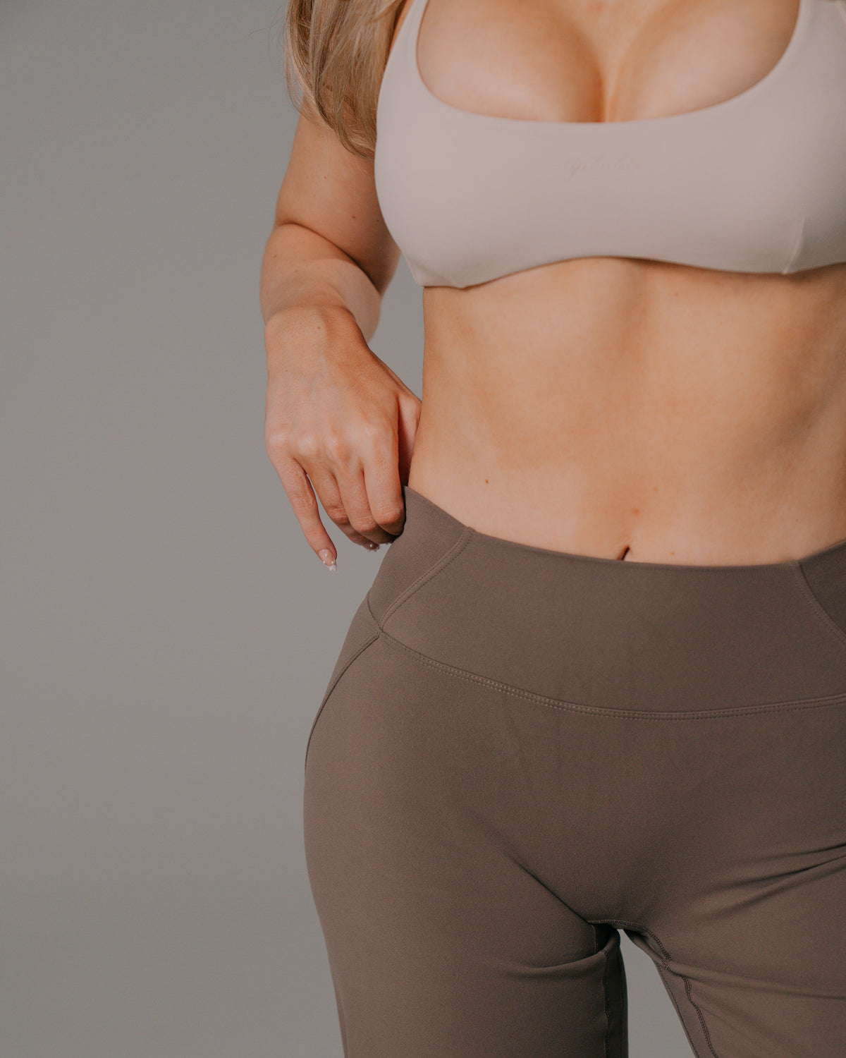 Aura Wide Leg Pant Long - Wheat product media