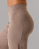 Aura Wide Leg Pant Long - Mocha