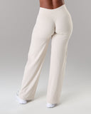 Aura Wide Leg Pant Long - Wheat
