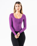 Basics Long Sleeve - Purple Noir
