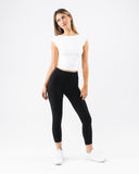 Basics Open Back Top - White