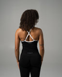 Crossed Push Tank - Black Contrast