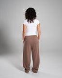 Core Midweight Fleece Sweatpant in Taupe – women's sweatpants, view 4