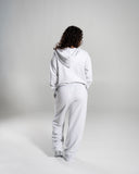 Core Midweight Fleece Zip Hoodie in LT Heather – women's hoodie, view 4