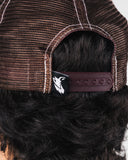Core Trucker Hat in Deep Mauve – unisex trucker hat, view 3