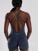 Pump Bodysuit - Dusty Navy