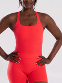 Mirror Tank - Neon Red