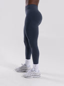 Pump Mid Rise Legging - Dusty Navy