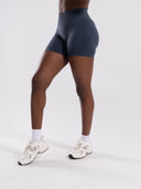 Pump High Rise Short - Dusty Navy