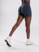 Pump High Rise Short - Dusty Navy