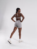 Pump High Rise Short - LT Heather