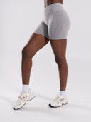 Pump High Rise Short - LT Heather