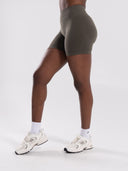 Pump High Rise Short - Khaki