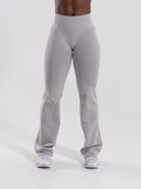 Pump Mid Rise Flared Pant - LT Heather