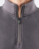 ELMTS Quarter Zip - Heather Cloud