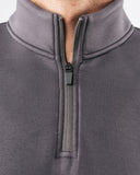 ELMTS Quarter Zip - Heather Cloud