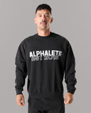 Establishment Split Crewneck - Black