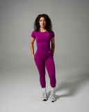 Glass Tee - Dark Fuchsia