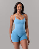 Halter Push Tank - Coastal Blue